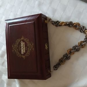 Cigar box purse- wooden